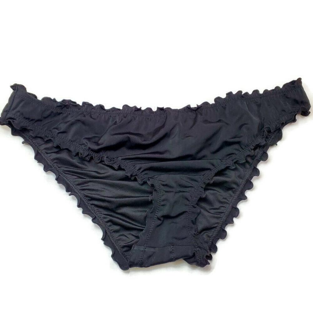 Shade & Shore Bikini Bottom w Ruching and Ruffles